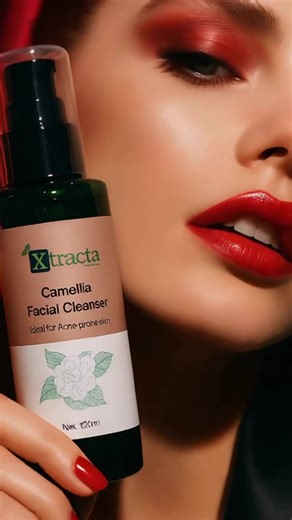 Bold on beauty. Gentle on skin. When your cleanser matches your glow game Camellia Facial Cleanser is 100% soap-free, non-drying, and made to calm sensitive and acne-prone skin, because clear skin should never feel stripped. Cleanse with care. Slay without stress. Available now at $12.31 per (4 Fl oz) 120ml bottle, your skin deserves this moment. #xtracta #xtractabrand #xtractabeauty #gentlecleanser #bestcleanser #soapfreecleanser #soapfree #shopifyseller #shopifystore