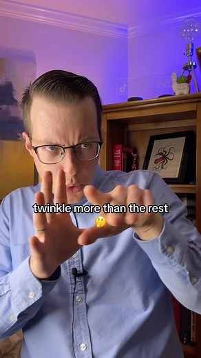 POV: we’re dancing at the party and talking about why stars twinkle 😌 The twinkling of stars is called stellar scintillation, and is caused by the gases in Earth’s atmosphere. When starlight enters our atmosphere, it encounters layers of air / gas molecules with varying temperatures and densities. As the light passes through those different layers, it can cause the light to bend or refract, kind of like when you shine a laser through a glass prism and the light appears to change its angle (whic