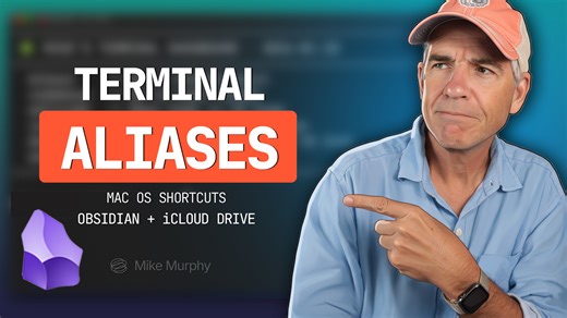 Description: In this tutorial, I will show you how to create Terminal Aliases and turn those "obnoxious" iCloud and Obsidian directory paths into simple, one-word shortcuts you can use to change directories, open VS Code and more. 📌 Links: Visual Studio Code Dot (Tutorial): https://youtu.be/8kjI1Bgszk0 Obsidian: https://obsidian.md/ Get Hostinger VPS for n8n: https://www.hostg.xyz/SHIDN What You Will Learn: What are Mac Terminal Aliases? MacOS Terminal Tips & Tricks How To Create & Activate Ter