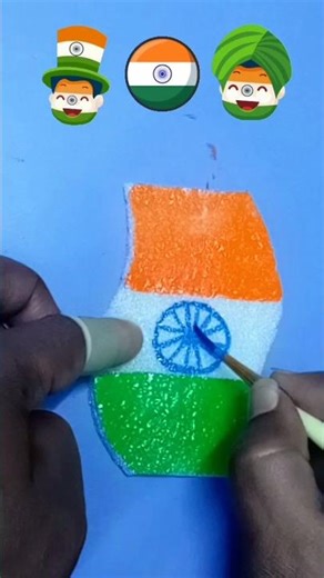 India Flag Drawing Easy and Beautiful 🇨🇮 How to draw a national flag of india 🇮🇳National Flag