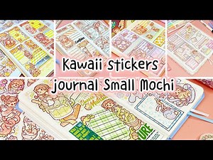 stickers journaling 💕cute kawaii sticker🌈 Immersive ASMR bullet journal | Compilation Ep.10