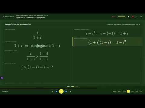 Class 11 Maths Ch 1 Ex 1 Q2(iii) | Separate Real & Imaginary Parts