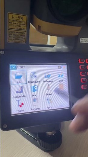 How to set scale factor in Total Station