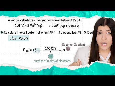 How to find the cell potential under nonstandard conditions| Nernst Equation