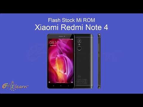 Flash Mi Stock ROM Xiaomi Redmi Note 4