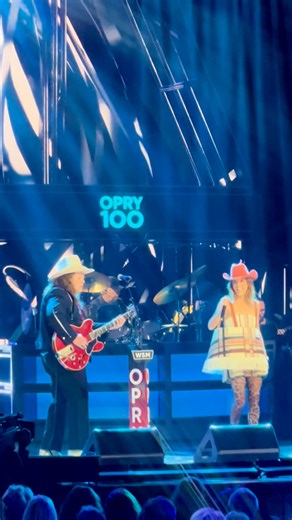 Live from the Grand Ole Opry it's “The Night The Lights Went Out In Georgia" 🎙️💡 Marcus King Briley King | CMT