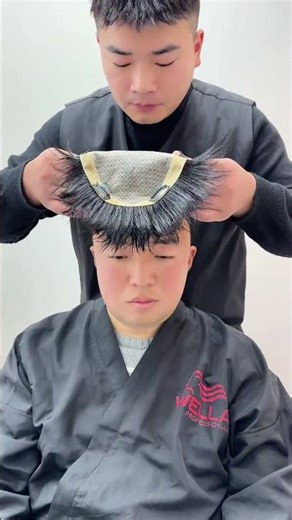 What to do if a man's hair on top is sparse#Tóc Giả Nam #Tóc Giả