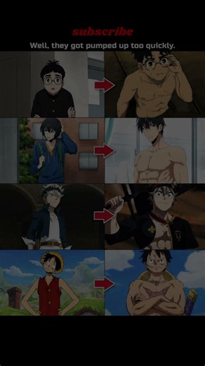 They Got Muscular Way Too Fast in Anime
