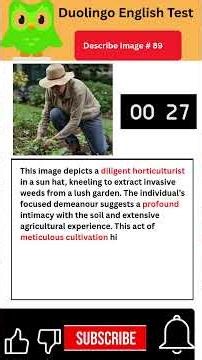 Describe Image # 89 | Duolingo English Test