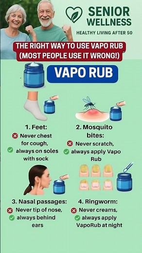 💙 HOW TO USE VAPOR RUB THE SMART & SAFE WAY #NaturalRemedies #VapoRubHacks #SinusRelief #CoughRelief