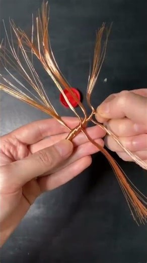 How to Make a DIY Mini Pink Blossom Tree 🌸 | Handmade Craft Tutorial #shorts