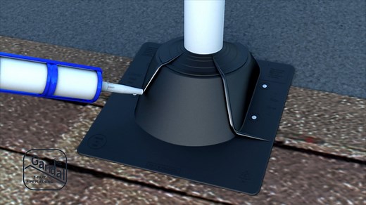 Garrdal 2-part Pipe Flashing - Installation Video