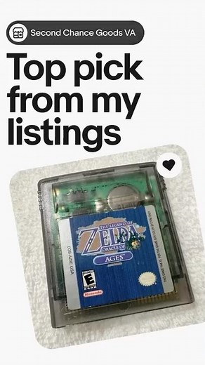 The Legend Of Zelda: Oracle Of Ages Gameboy Color Game (Nintendo) E-Rated