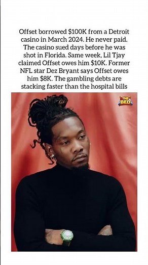 Offset in Trouble? $100K Casino Debt & Multiple Lawsuits Exposed! 😱 #offset #viral #shorts #fyp