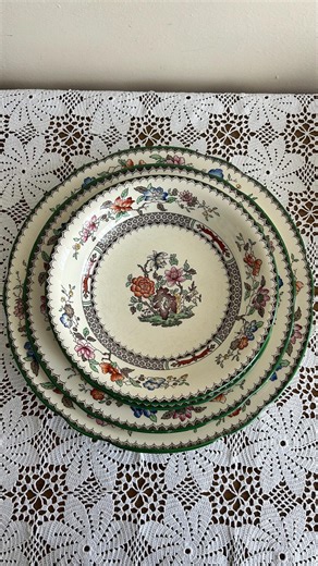 Vintage 24-piece Copeland Spode "chinese Rose" Dinner Service Set - 1930s-50s English Ironstone - Etsy