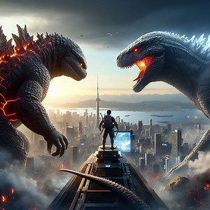 Godzilla Meets Future Godzilla 😱😱 ------------------ #godzilla #Kong #FacebookGaming #gaming #game | ImRaccoon