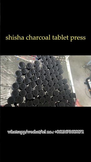 How to make shisha charcoal with rotary charcoal tablet press?