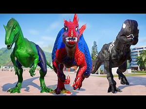 Bộ ba khủng long siêu nhân T Rex, I Rex , Hulk đại chiến - khung log