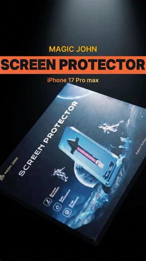 Installing Magic John on iPhone 17 Pro Max #screenprotector #unboxing #MagicJohn