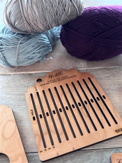 Weaving Mega‑set - Mini Loom Tools: Cards, Needles, Heddle, Shuttle - Etsy