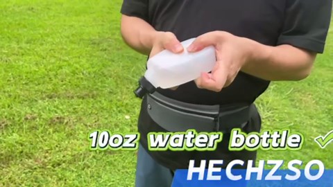 HECHZSO 2x10oz BPA-Free Water Bottles for the Running Hydration Belt, Fuel Belts Replacement Bottle Set for Marathon Walking Hiking Cycling Trail Skiing（2 Pack）