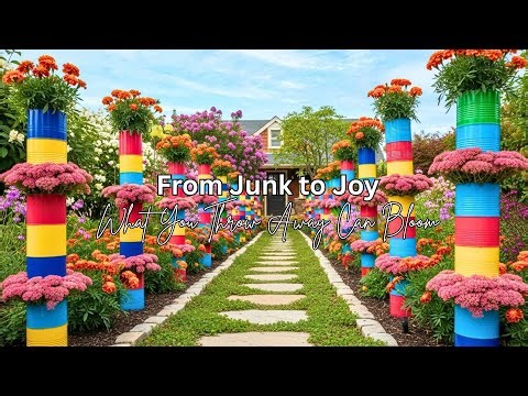 You’ll Never Look at Trash the Same Again | Stunning DIY Garden Ideas