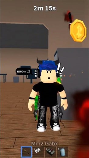 Murd round mm2 Dia 3: vampires effect #roblox #mm2 #fypシ #murdermystery2