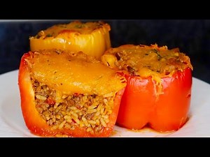 How To Make My Famous Stuffed Bell Peppers With Ground Beef And Rice