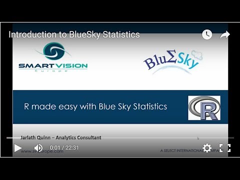 Introduction to BlueSky Statistics