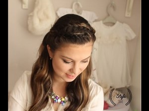 Half Up Crown Braid