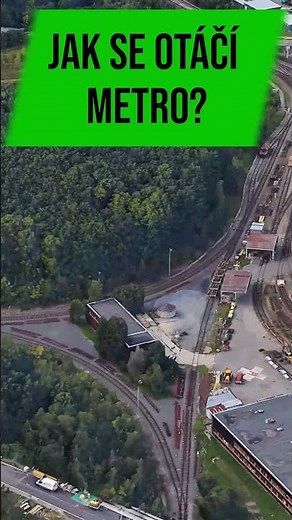 🚇 Jak se otáčí soupravy metra? Odpovědí je triangl #metro #train #prague #mhd #travel