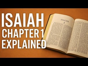 Isaiah Chapter 1 Explained | The Book of Isaiah Series