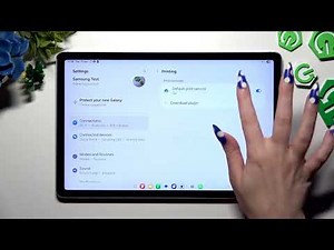 SAMSUNG Galaxy Tab S10 FE 5G – Mit Drucker verbinden
