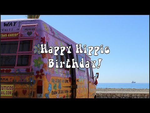 Happy Hippie Birthday, Lyric Video by Daniel Lovett