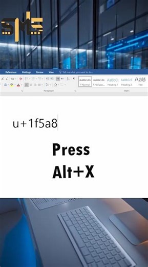 Make printer symbol in MS Word
