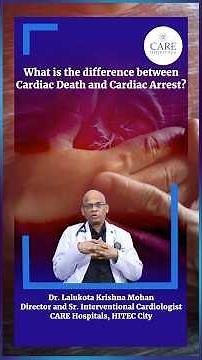 Sudden Cardiac Death & Cardiac Arrest:Difference | Dr. Lalukota Krishna Mohan| CARE Hospitals,HITEC