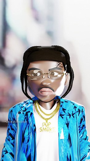 The evolution of Pop Smoke , created & animated by me! #popsmoke #thewoo #rippopsmoke