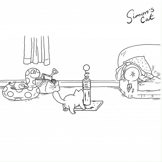 852K views · 39K reactions | Sometimes younger siblings can be a pain!   | Simon's Cat | Facebook