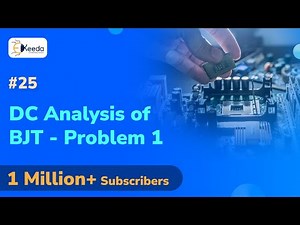 Numerical Example 1: Dc Analysis of BJT | Electronic Devices and Circuits - 1 in EXTC