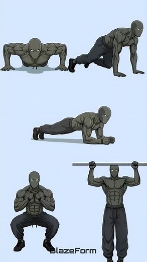🔥 5 Best Home Exercises for Full Body Strength & Endurance 💪