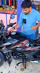 Honda sp tank protection 👍 5d wrap #SP125 #bikemodification #bikelover #motorcycle | Irfan Art Dumka