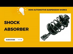 Shock Absorber || Suspension System Operation