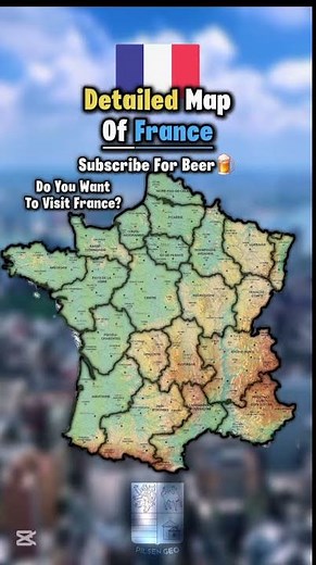 Detailed Map Of France #mapping #flag #map