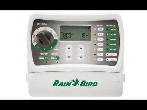 Rain Bird SST400IN Simple-to-Set Indoor Sprinkler/Irrigation System Timer/Controller - Overview