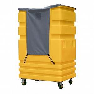 [Hot Item] Large Capacity Transport Tool Trolley with Durable Linen Storage Mobile Cage Design