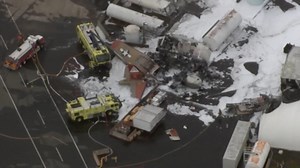 8.7K views · 79 reactions | Multiple people died in a B-17 plane crash at a Connecticut airport Wednesday morning. Officials can’t confirm how many deaths but did say at least 14 people were injured https://www.abc4.com/news/national/confirmed-deaths-14-injured-after-world-war-ii-aircraft-crash-at-bradley-airport/ | ABC4 Utah | Facebook