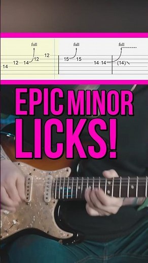 Super EMOTIONAL and EPIC minor SOLO! #shorts