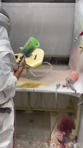 31K views · 839 reactions | Watch as this unfinished neck and body are transformed into a Reptilian Green (green over gold) in the Jackson Custom Shop. | Jackson Guitars | Facebook