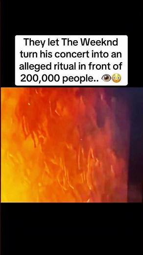 The Weeknd concert felt like a ritual.. 👁️😳
