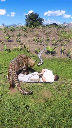 Wild Simulate extreme hunting & survival skills vol303 rdr2 #shorts #short